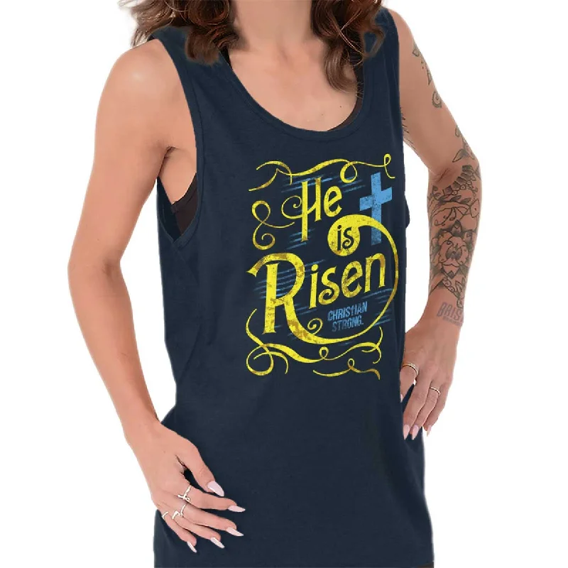 He Is Risen Tank Top