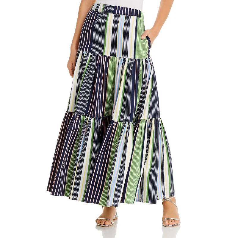 Womens Cotton Printed Maxi Skirt